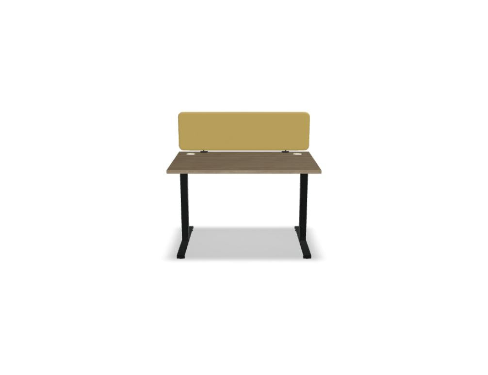 Ogi T BOT52 - Schreibtisch in Honigeiche präsentiert im Onlineshop von KAQTU Design AG. Schreibtisch ist von Mdd