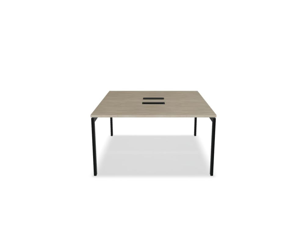 Ogi U Bench BOU33 - Doppelschreibtisch in Honigeiche präsentiert im Onlineshop von KAQTU Design AG. Schreibtisch ist von Mdd