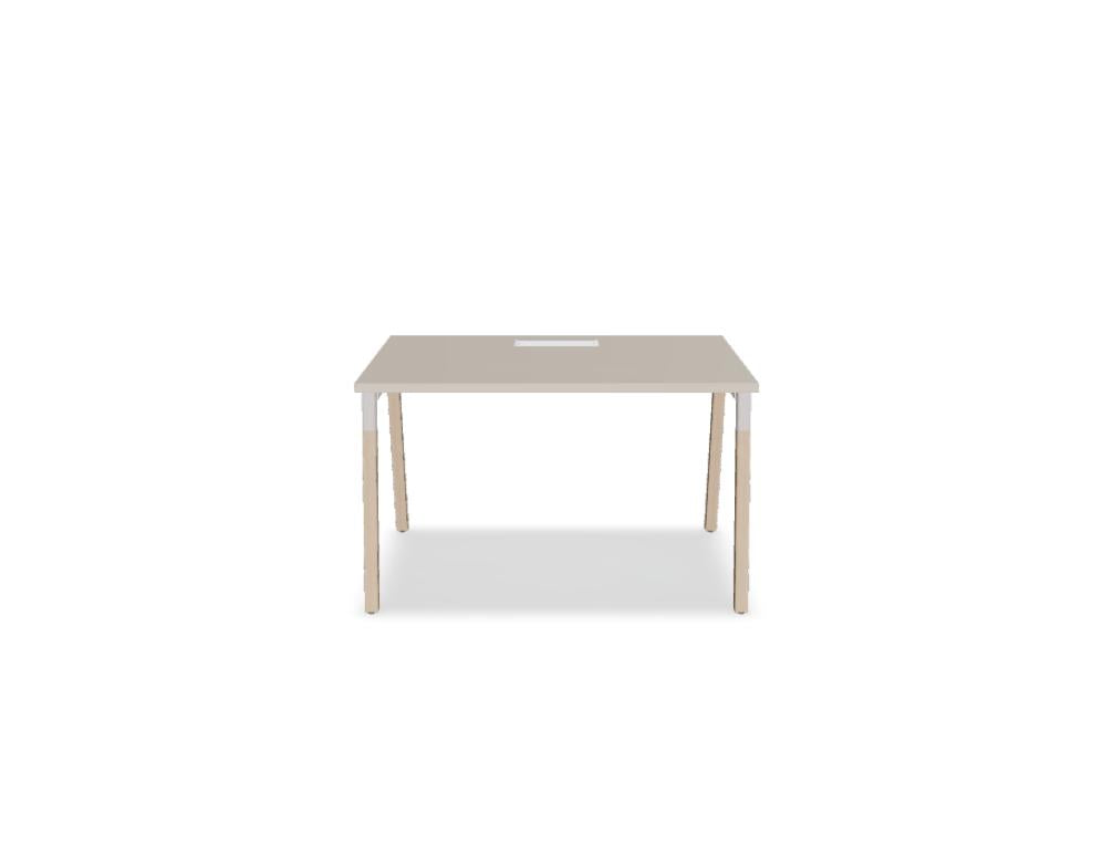 Ogi W BOW02 - Schreibtisch in Honigeiche präsentiert im Onlineshop von KAQTU Design AG. Schreibtisch ist von Mdd