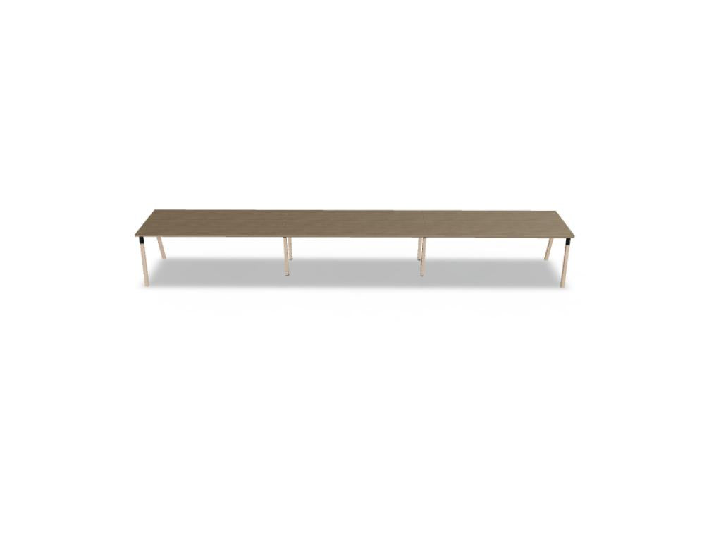 Ogi W BOW05E3 - Schreibtisch in Honigeiche präsentiert im Onlineshop von KAQTU Design AG. Schreibtisch ist von Mdd