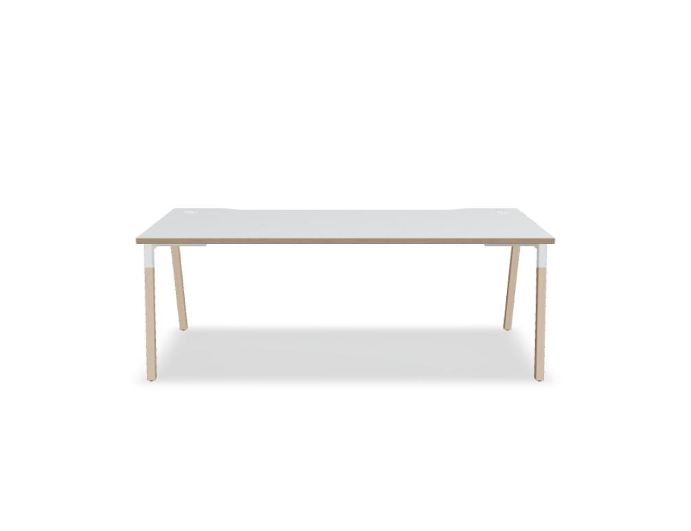Ogi W BOW06 - Schreibtisch in Akazie präsentiert im Onlineshop von KAQTU Design AG. Schreibtisch ist von Mdd