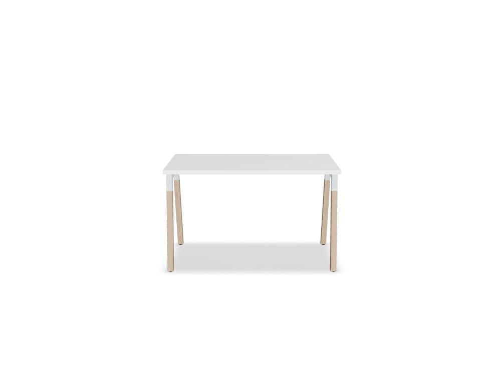 Ogi W BOW12 - Schreibtisch in Honigeiche präsentiert im Onlineshop von KAQTU Design AG. Schreibtisch ist von Mdd