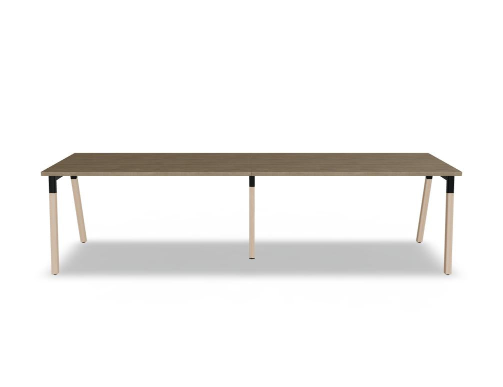 Ogi W BOW24E2 - Schreibtisch in Honigeiche präsentiert im Onlineshop von KAQTU Design AG. Schreibtisch ist von Mdd