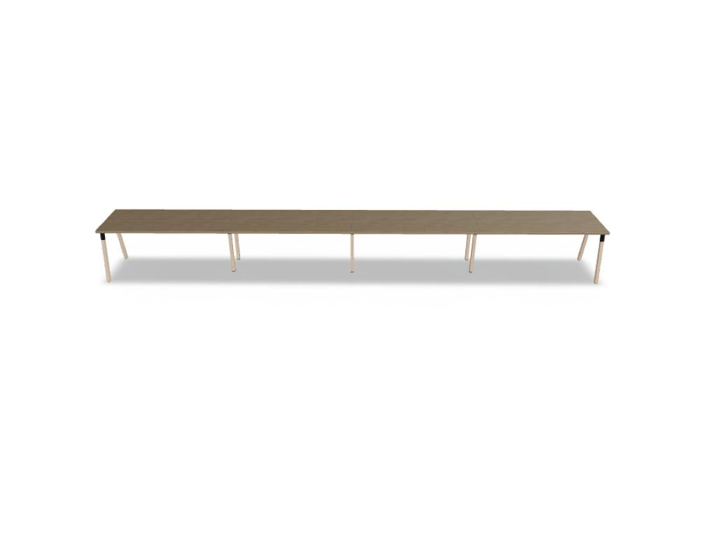 Ogi W BOW26E4 - Schreibtisch in Honigeiche präsentiert im Onlineshop von KAQTU Design AG. Schreibtisch ist von Mdd