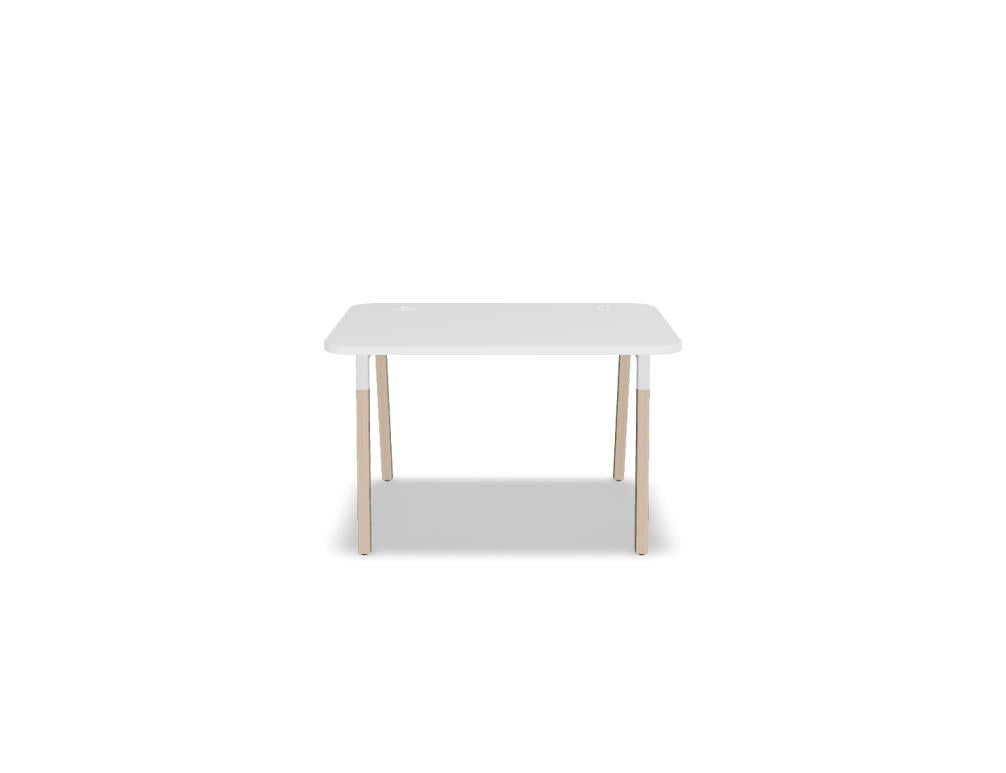 Ogi W BOWZ02 - Schreibtisch in Honigeiche präsentiert im Onlineshop von KAQTU Design AG. Schreibtisch ist von Mdd