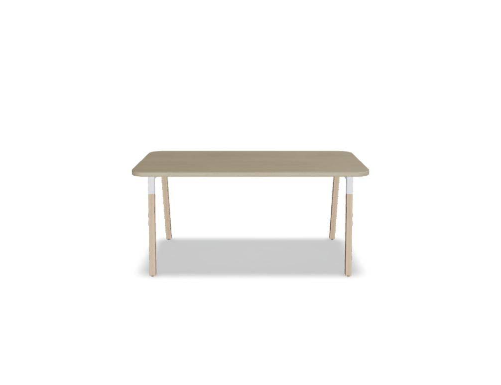 Ogi W BOWZ04 - Schreibtisch in Honigeiche präsentiert im Onlineshop von KAQTU Design AG. Schreibtisch ist von Mdd