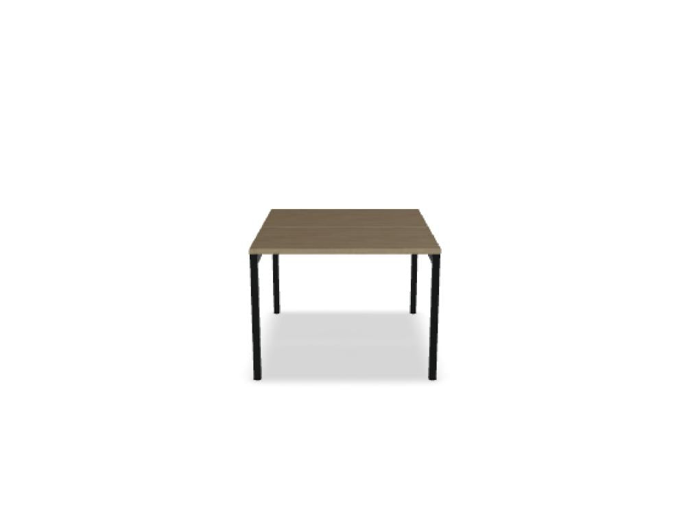 Ogi Y Bench BOY50 - Doppelschreibtisch in Honigeiche präsentiert im Onlineshop von KAQTU Design AG. Schreibtisch ist von Mdd