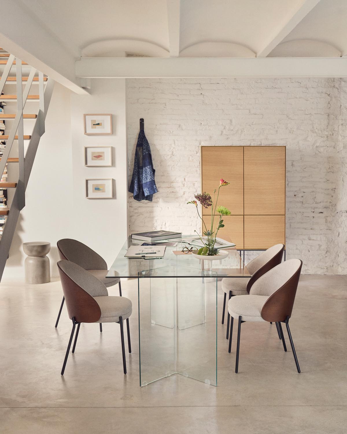 Stilvoller Burano Glastisch 180x90 cm von Kave Home für Ihr Zuhause.