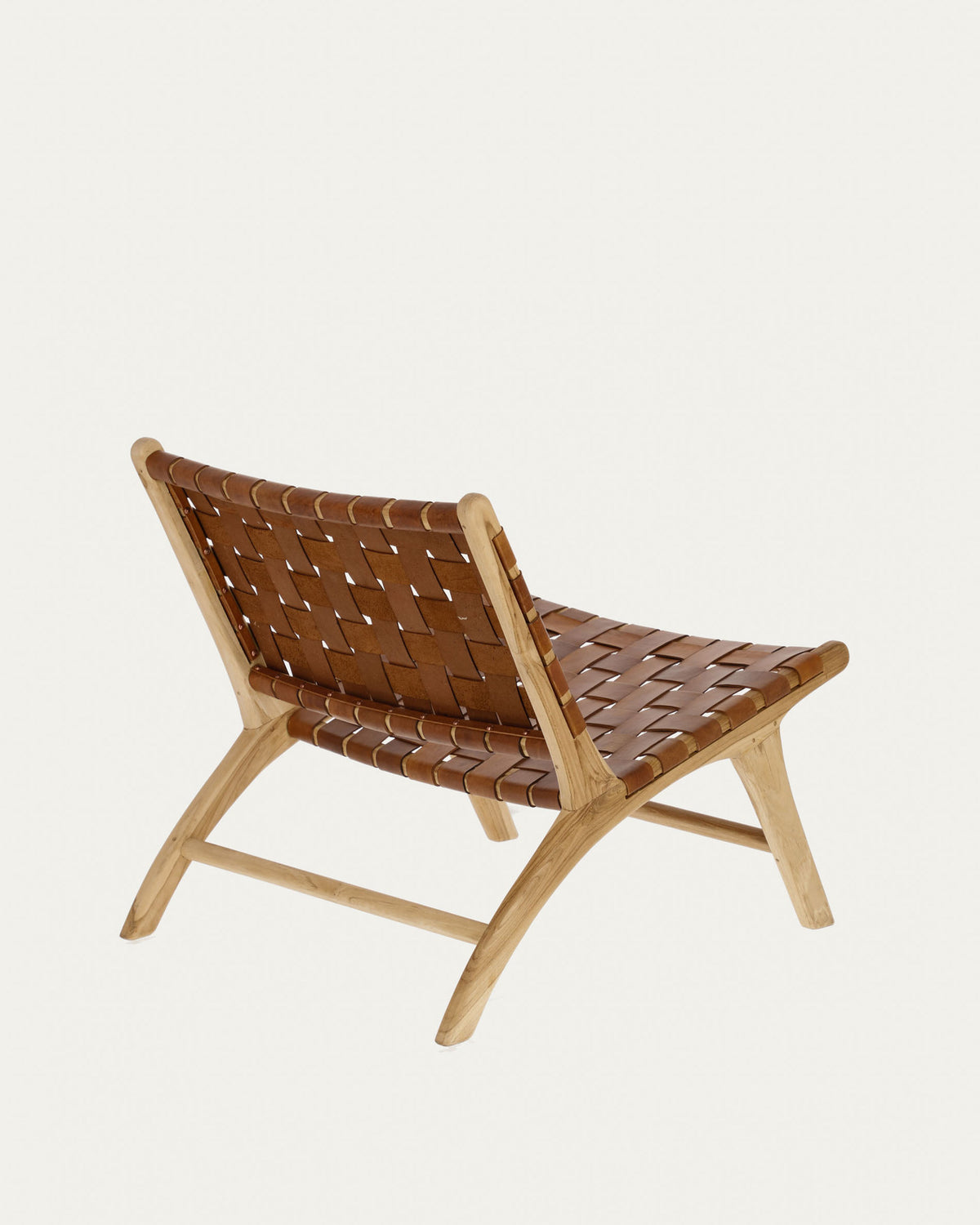 brauner Calixta Sessel in Natur präsentiert im Onlineshop von KAQTU Design AG. Sessel ist von Kave Home