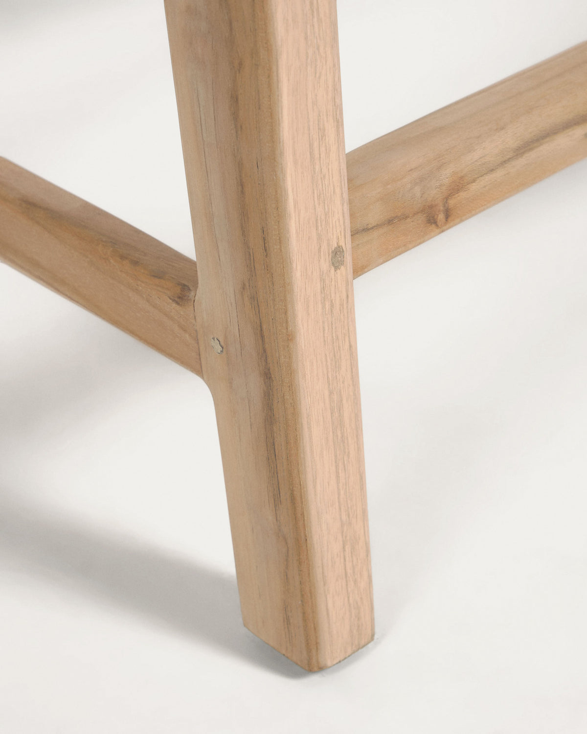 Beida Bank aus massivem Teakholz 120 cm in Natur präsentiert im Onlineshop von KAQTU Design AG. Sitzbank ist von Kave Home