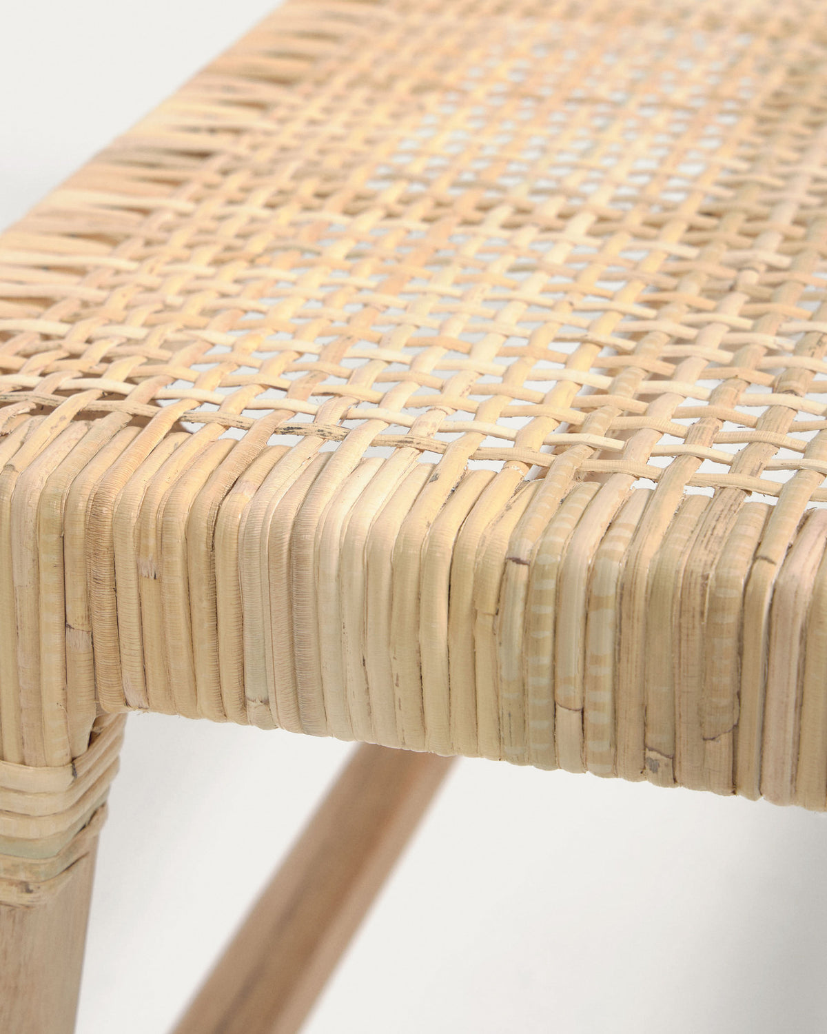 Beida Bank aus massivem Teakholz 120 cm in Natur präsentiert im Onlineshop von KAQTU Design AG. Sitzbank ist von Kave Home