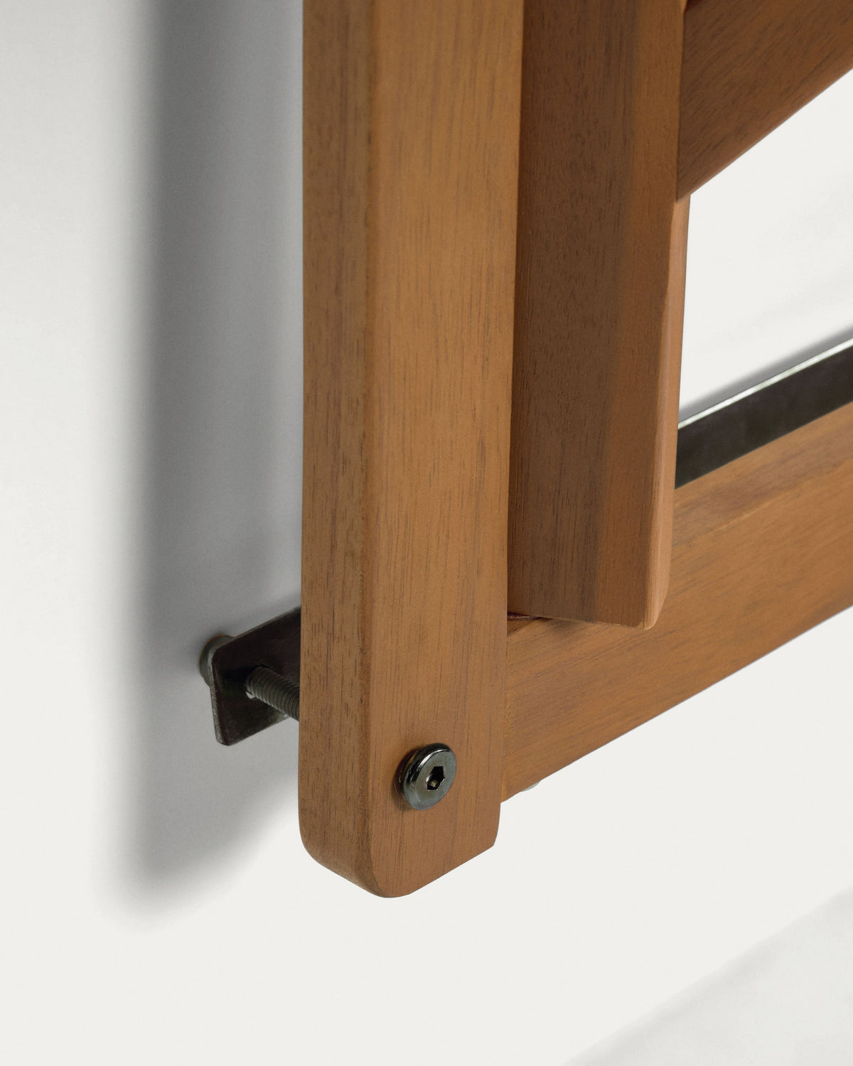 Amarilis Klapptisch für den Balkon aus massivem Akazienholz 40 x 42 cm FSC 100% in Natur, Braun präsentiert im Onlineshop von KAQTU Design AG. Beistelltisch Outdoor ist von Kave Home
