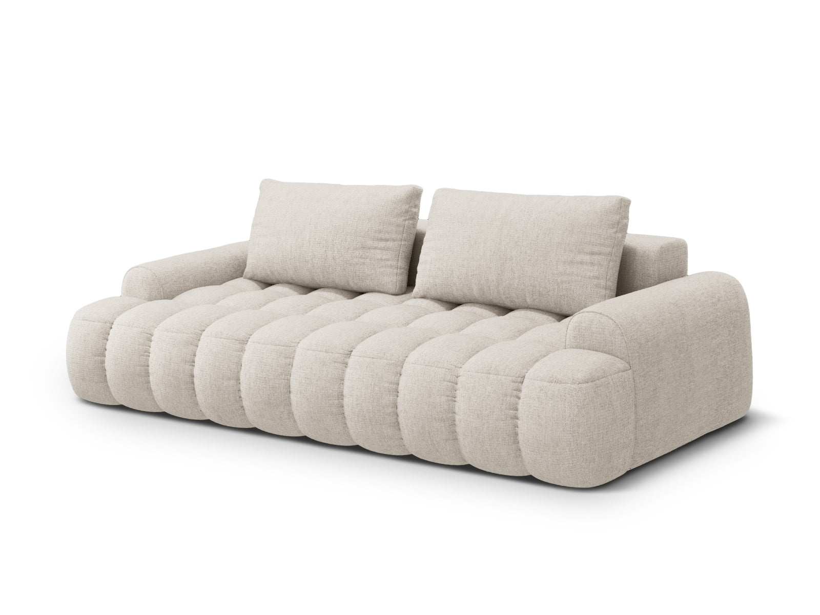 Erleben Sie das Linz Sofa mit Schlaffunktion und Stauraumbox von Cosmopolitan Design – ein elegantes 4-Sitzer Sofa, das Komfort und Funktionalität vereint.