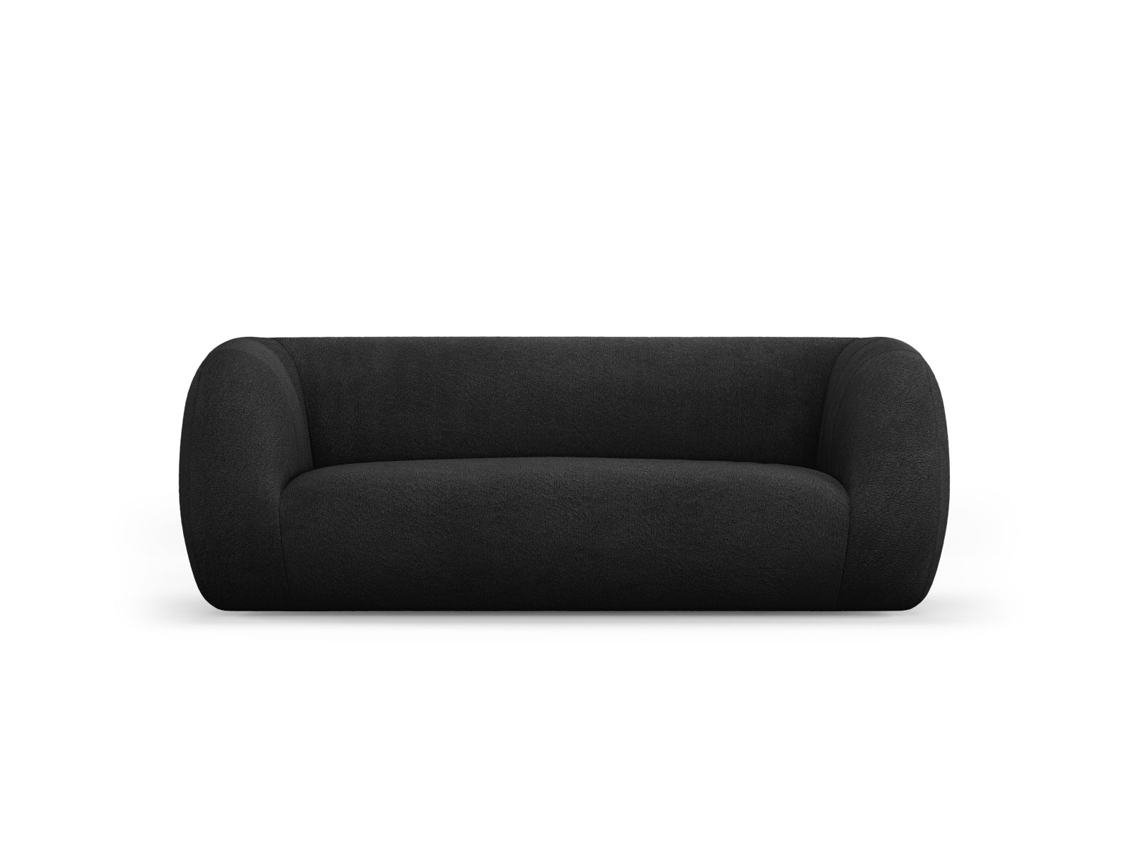 Essen Boucle Sofa 2 Sitzer in Black präsentiert im Onlineshop von KAQTU Design AG. 2er Sofa ist von Cosmopolitan Design