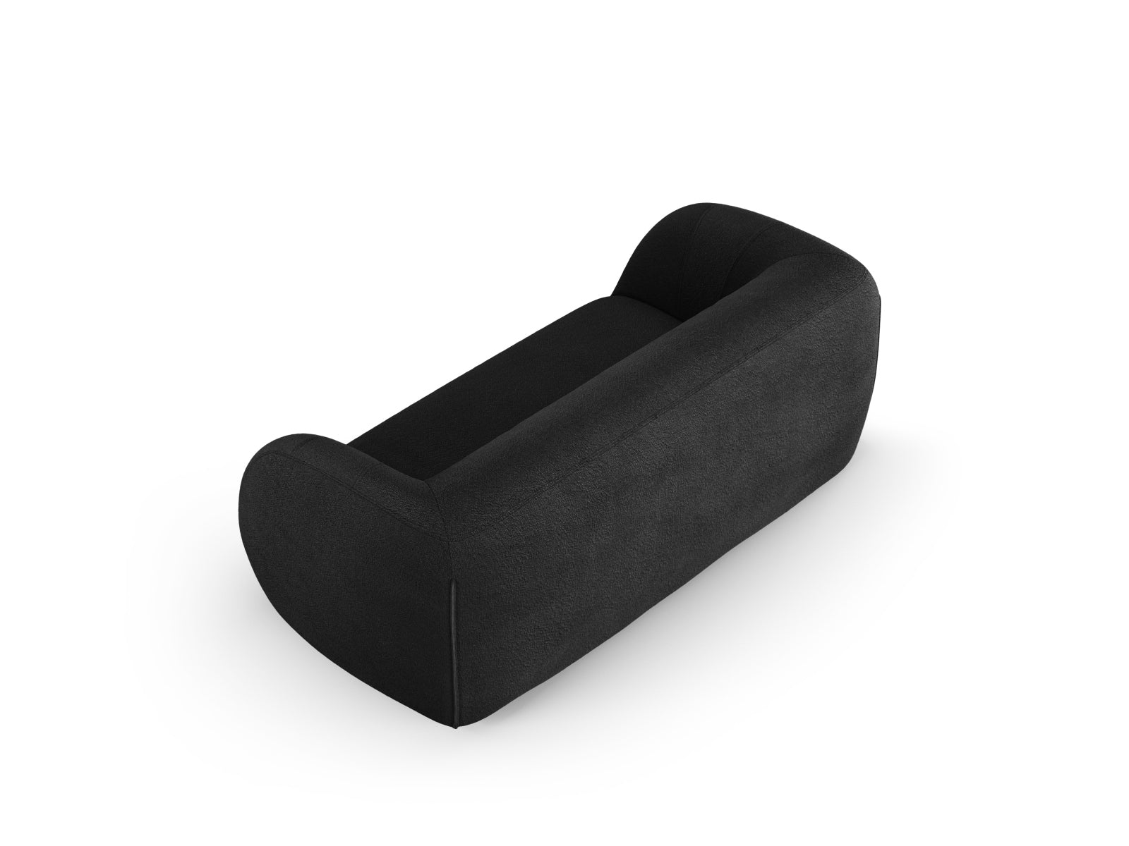 Erleben Sie das stilvolle Essen Boucle Sofa 2 Sitzer von Cosmopolitan Design. Ideal für Ihr modernes Wohnzimmer, vereint es Komfort und Eleganz.
