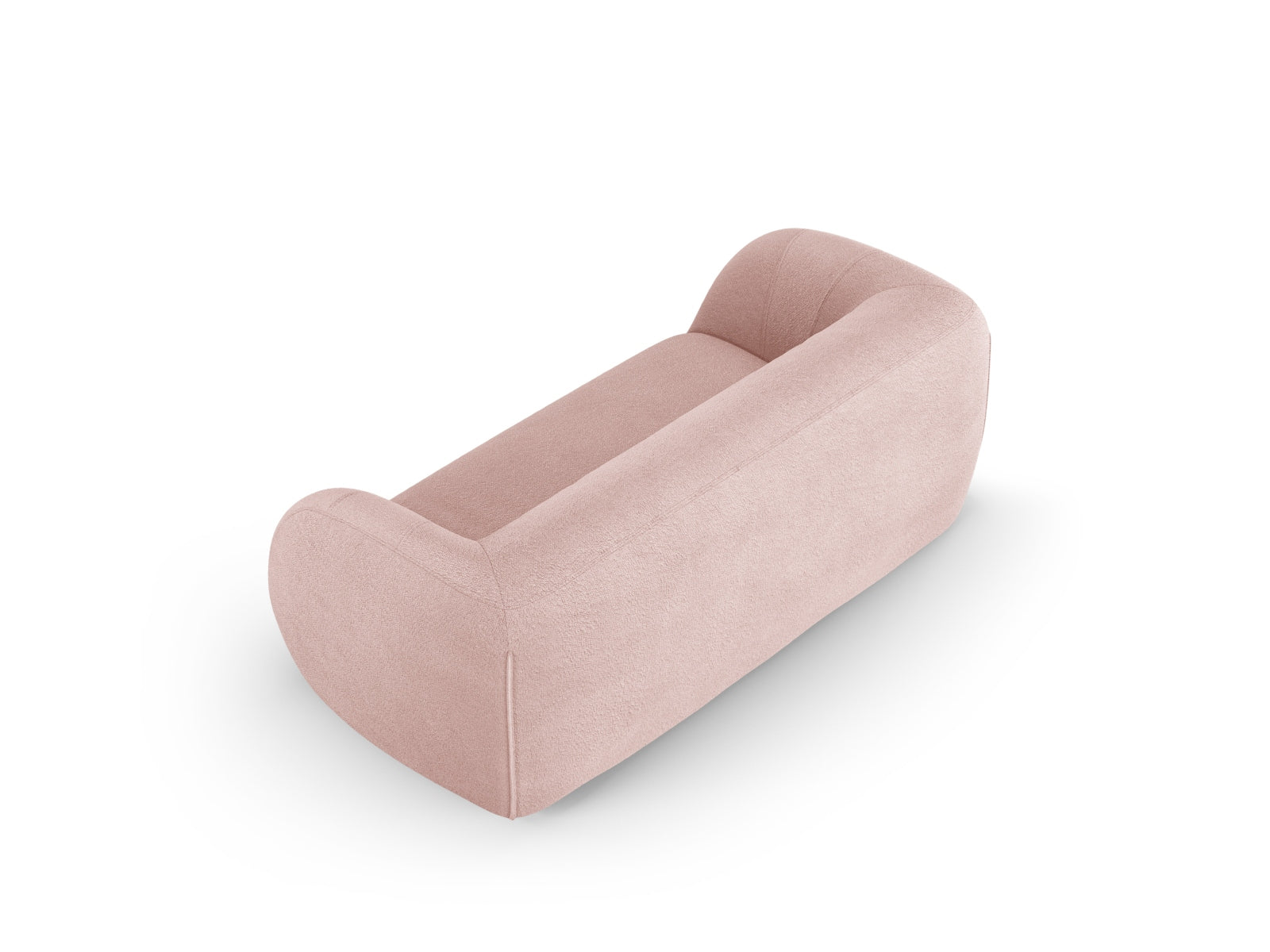 Erleben Sie das stilvolle Essen Boucle Sofa 2 Sitzer von Cosmopolitan Design. Ideal für Ihr modernes Wohnzimmer, vereint es Komfort und Eleganz.