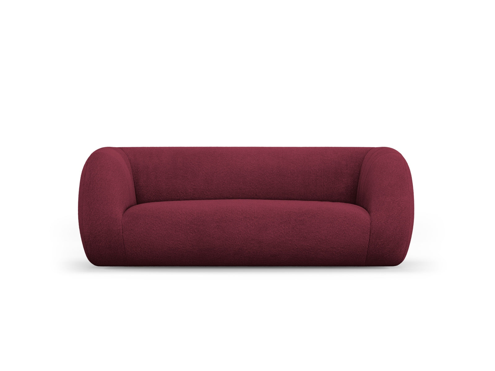 Essen Boucle Sofa 2 Sitzer in Bordeaux präsentiert im Onlineshop von KAQTU Design AG. 2er Sofa ist von Cosmopolitan Design