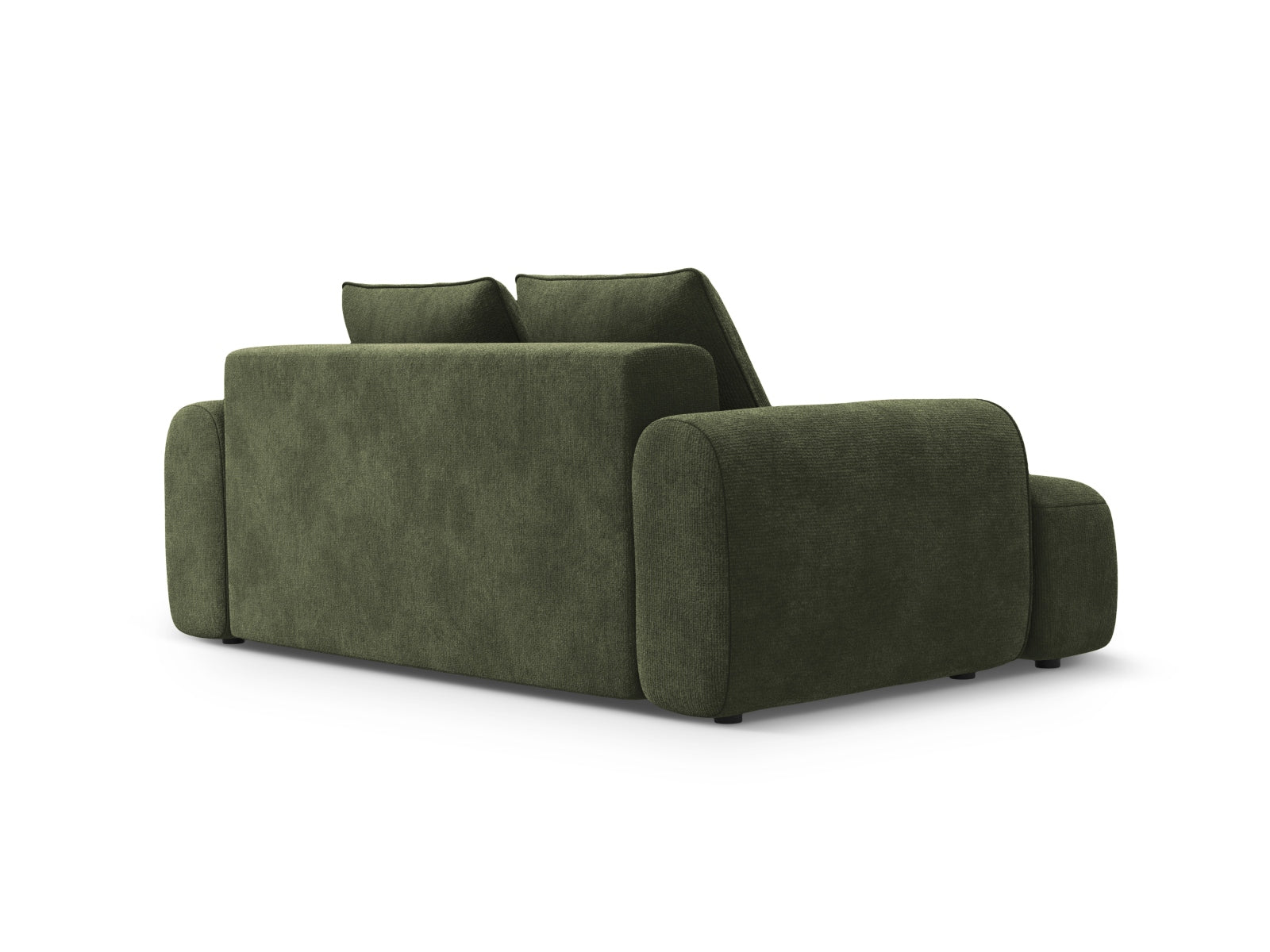 Elegantes 2-Sitzer Sofa Calma in der Farbe Green-Vogue, ideal für stilvolle und komfortable Wohnräume, erhältlich bei KAQTU Design AG.