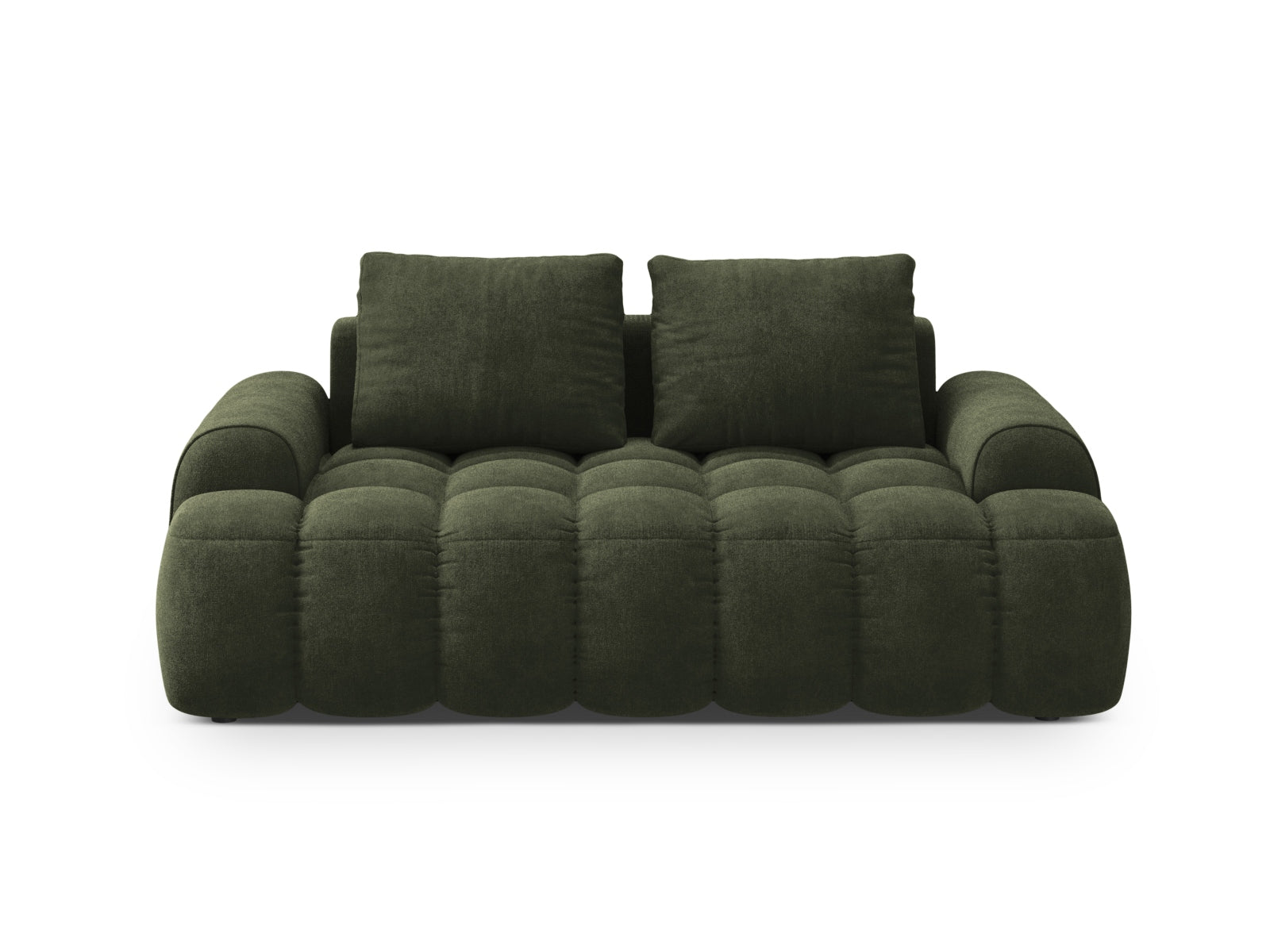Linz Velour Sofa 2 Sitzer 100cm in Green präsentiert im Onlineshop von KAQTU Design AG. 2er Sofa ist von Cosmopolitan Design