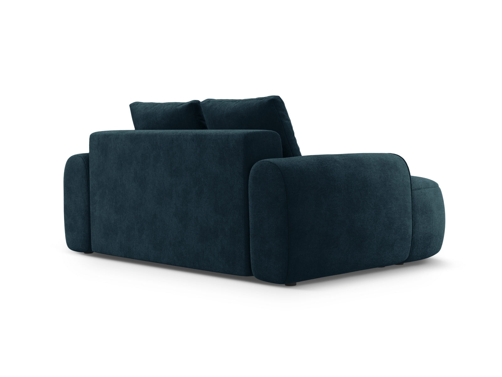 Elegantes 2-Sitzer Sofa Linz aus Velours in trendigem Petrol, ideal für stilvolle Wohnräume und gemütliche Abende.