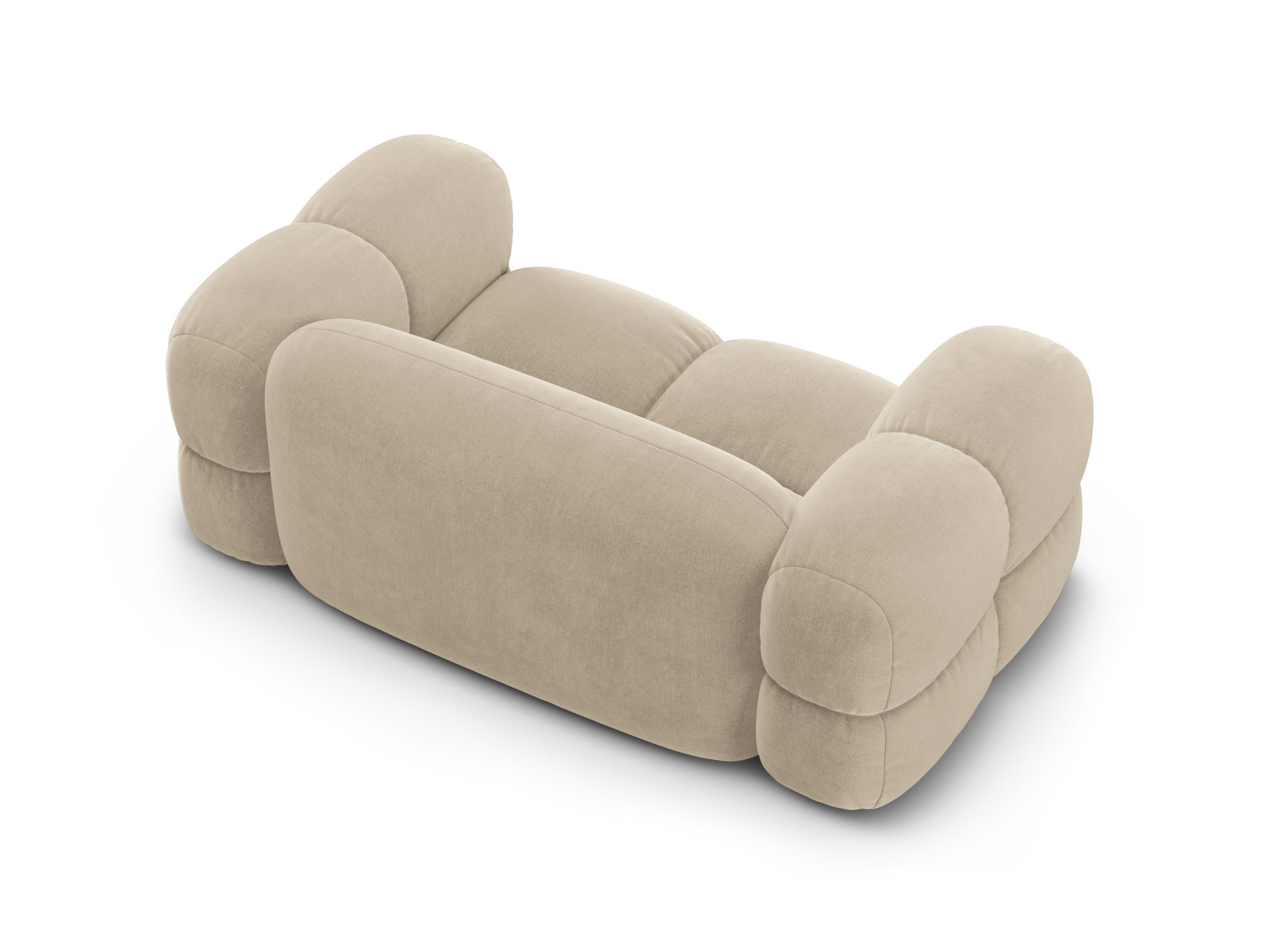Stilvolles Loretto Velour Sofa für 2 Personen (100 cm) von Cosmopolitan Design. Hochwertige Materialien, pflegeleicht und ideal für jedes Zuhause.