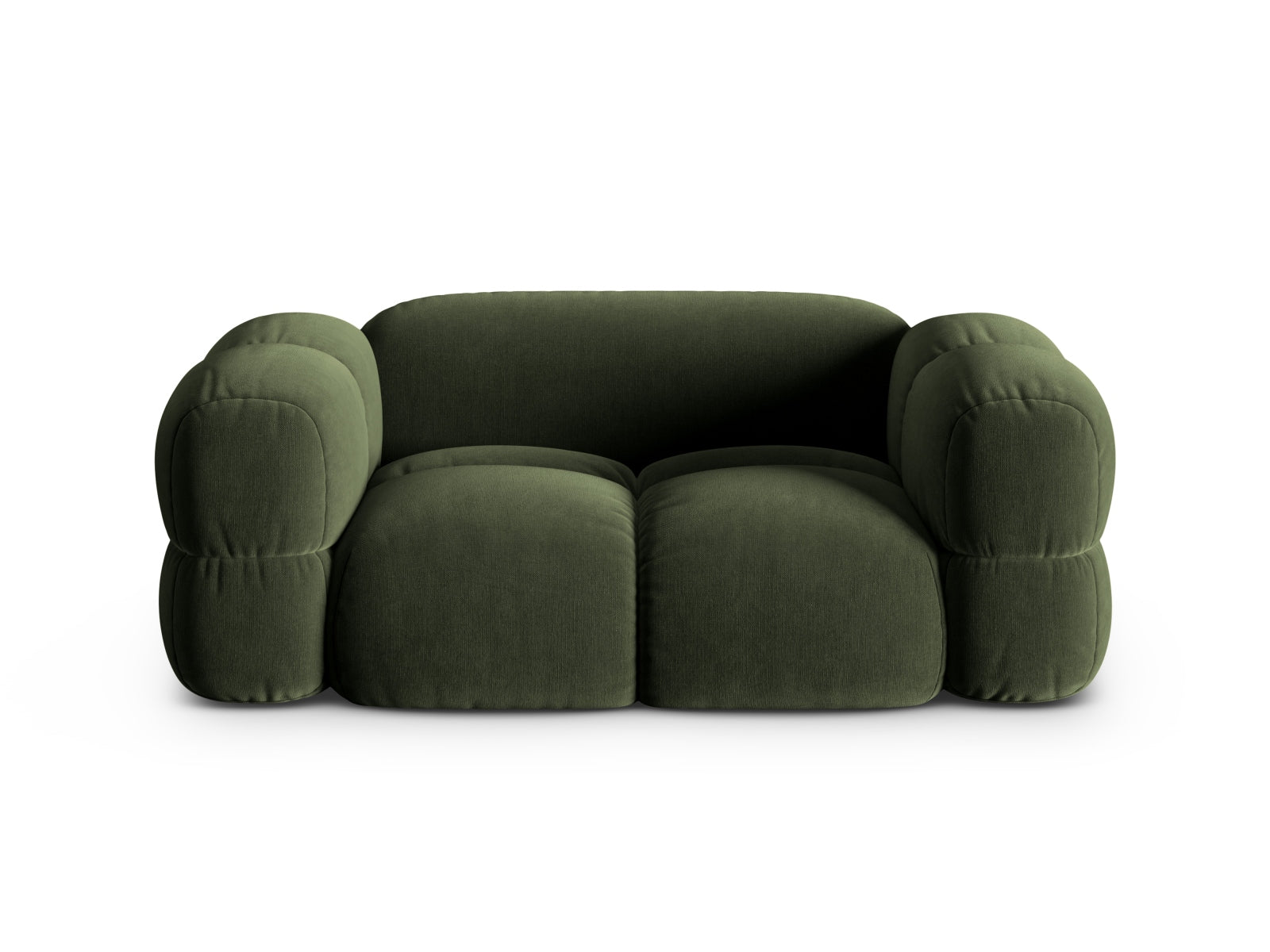 Loretto Velour Sofa 2 Sitzer 100cm in Green präsentiert im Onlineshop von KAQTU Design AG. 2er Sofa ist von Cosmopolitan Design