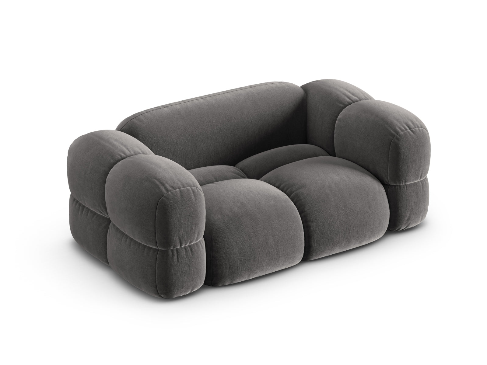 Elegantes Loretto Velour Sofa für 2 Personen (100 cm) von Cosmopolitan Design. Hochwertiger Veloursbezug, vielseitig einsetzbar und pflegeleicht.