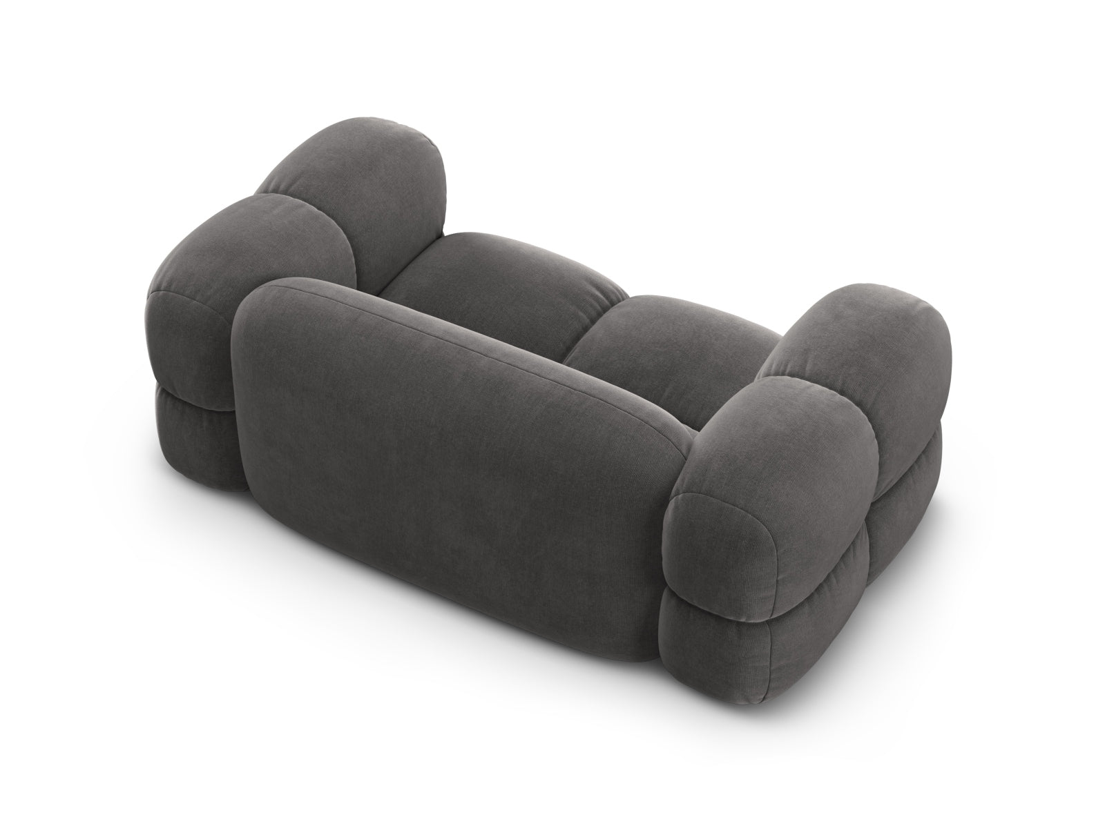 Stilvolles Loretto Velour Sofa für 2 Personen (100 cm) von Cosmopolitan Design. Hochwertige Materialien, pflegeleicht und ideal für jedes Zuhause.