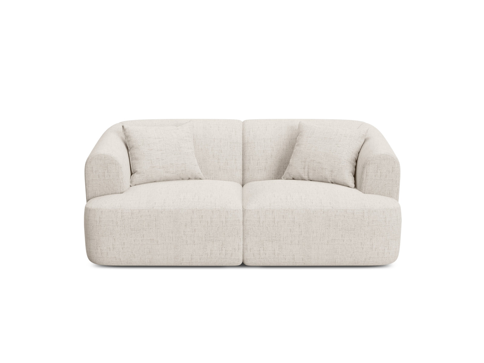 2-Sitzer Modular Sofa Campi in Light Beige-Moly präsentiert im Onlineshop von KAQTU Design AG. 2er Sofa ist von Cosmopolitan Design