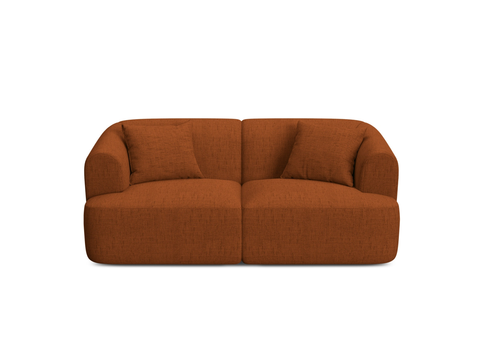 2-Sitzer Modular Sofa Campi in Brick-Moly präsentiert im Onlineshop von KAQTU Design AG. 2er Sofa ist von Cosmopolitan Design
