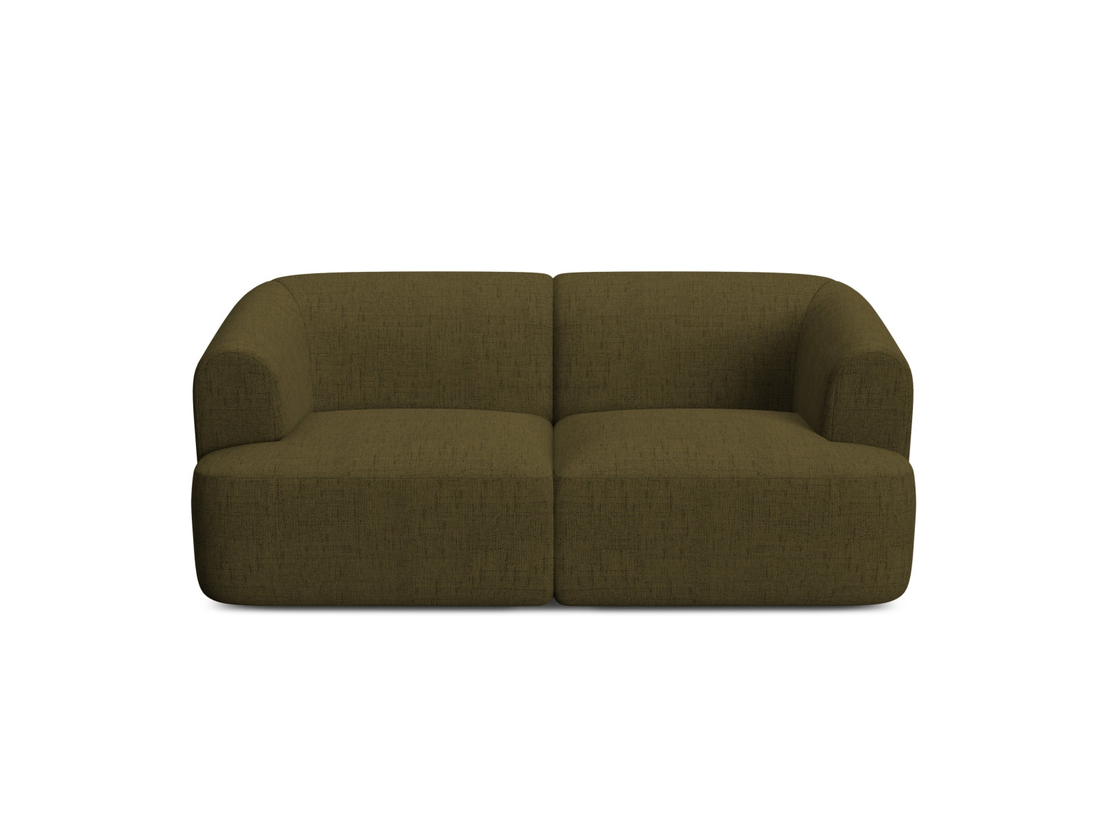 Elegantes 2-Sitzer Sofa Campi in modernem Grünton, ideal für stilvolle Wohnräume und flexible Einrichtungslösungen.
