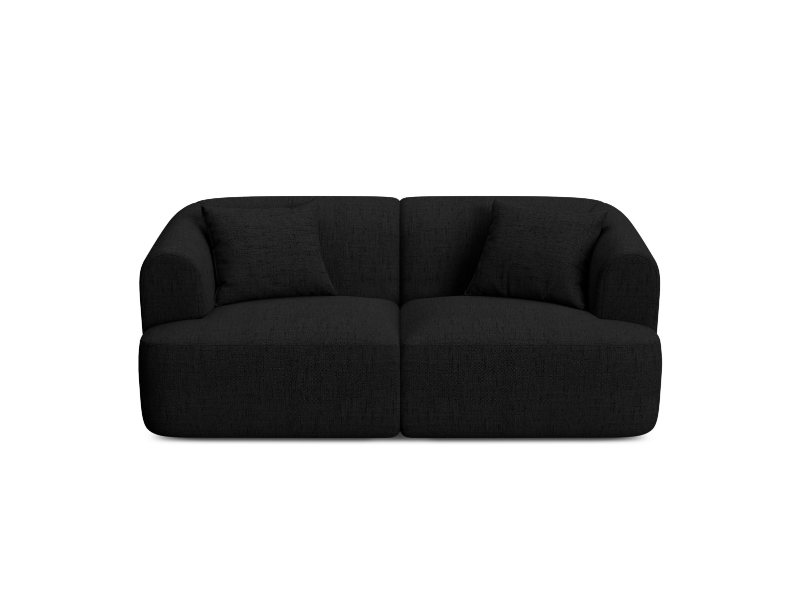 2-Sitzer Modular Sofa Campi in Black-Moly präsentiert im Onlineshop von KAQTU Design AG. 2er Sofa ist von Cosmopolitan Design
