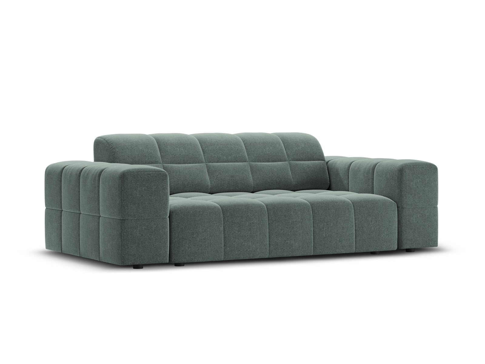 Stilvolles 2-Sitzer Sofa Chicago in Petrol-Haga, perfekt für moderne Wohnkonzepte. Hochwertige Verarbeitung von Cosmopolitan Design.