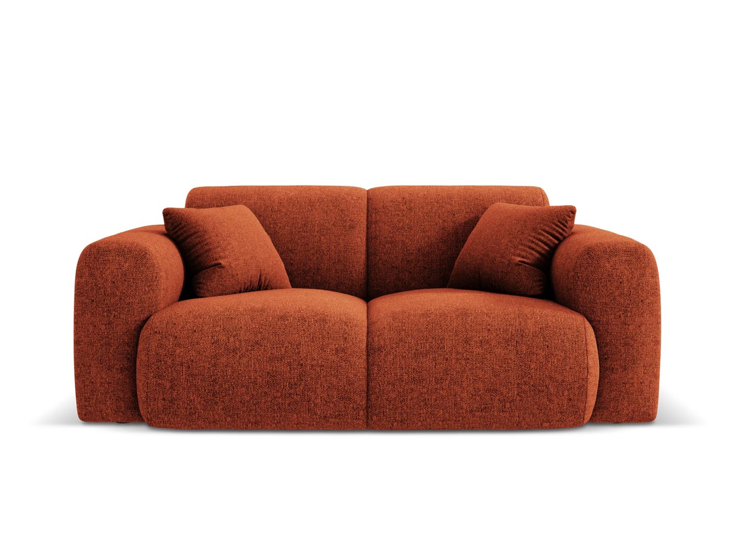 Nolio Sofa 2 Sitzer 95cm in Terracotta präsentiert im Onlineshop von KAQTU Design AG. 2er Sofa ist von Cosmopolitan Design
