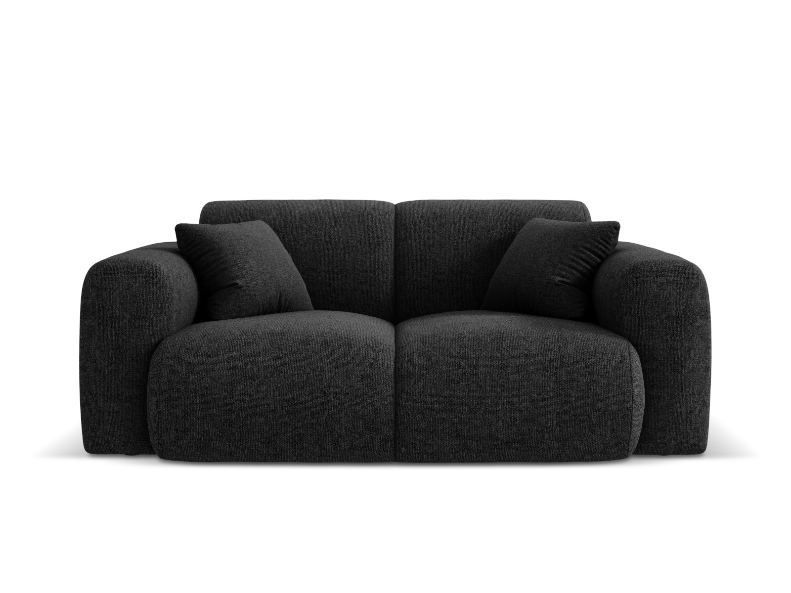 Nolio Sofa 2 Sitzer 95cm in Black-Haga präsentiert im Onlineshop von KAQTU Design AG. 2er Sofa ist von Cosmopolitan Design