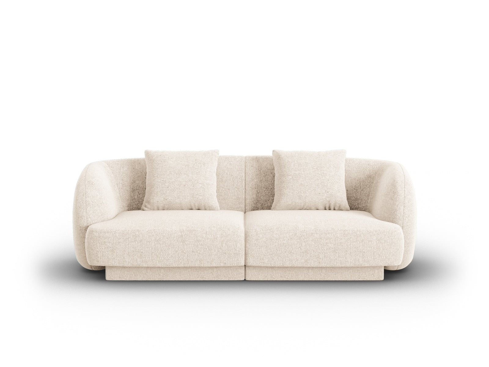 Tulum Sofa 2 Sitzer 90cm in Light Beige-Haga präsentiert im Onlineshop von KAQTU Design AG. 2er Sofa ist von Cosmopolitan Design