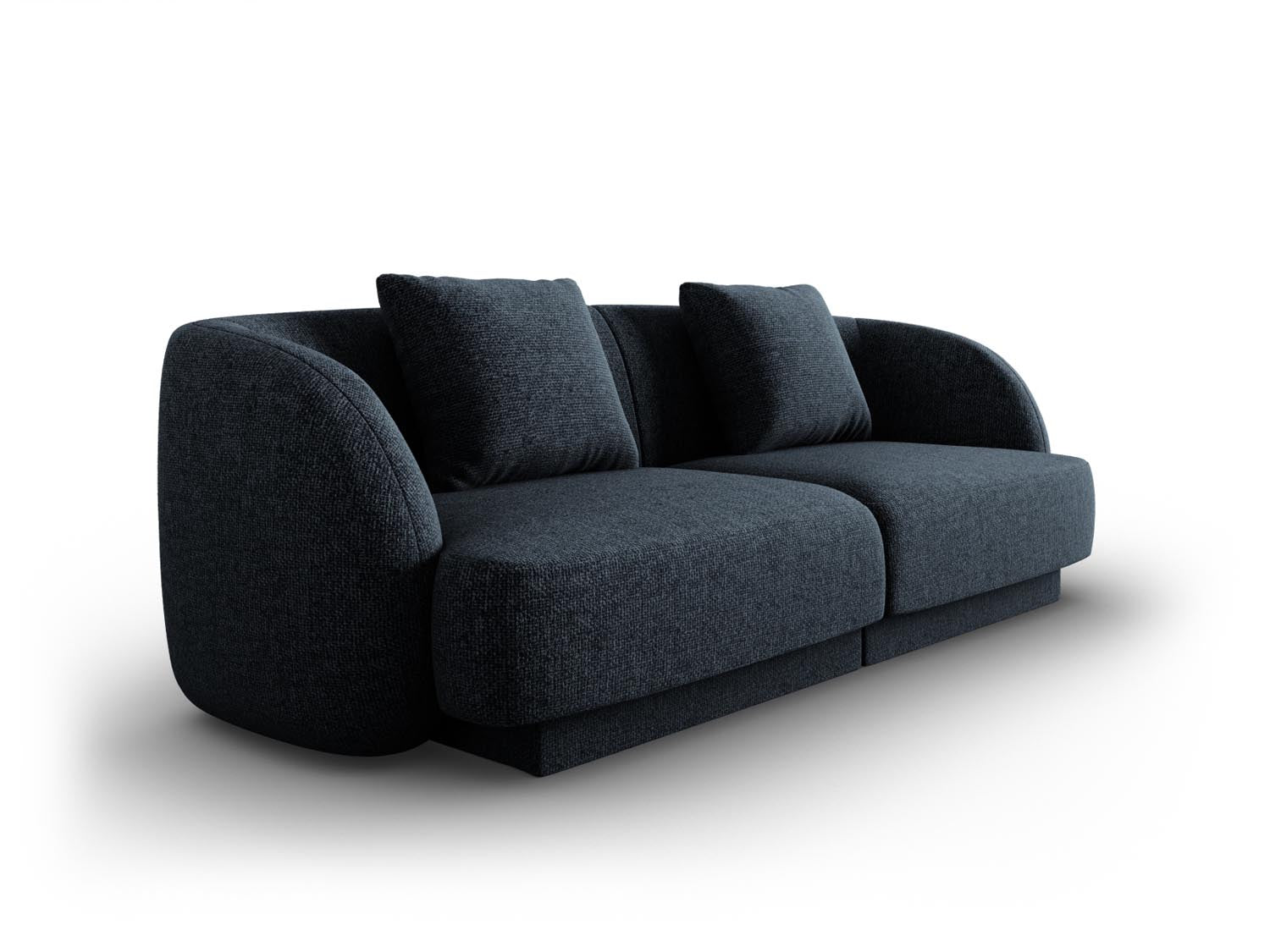 Elegantes Tulum 2-Sitzer Sofa in Royal Blue-Haga, ideal für stilvolle Wohnräume, präsentiert von Cosmopolitan Design.