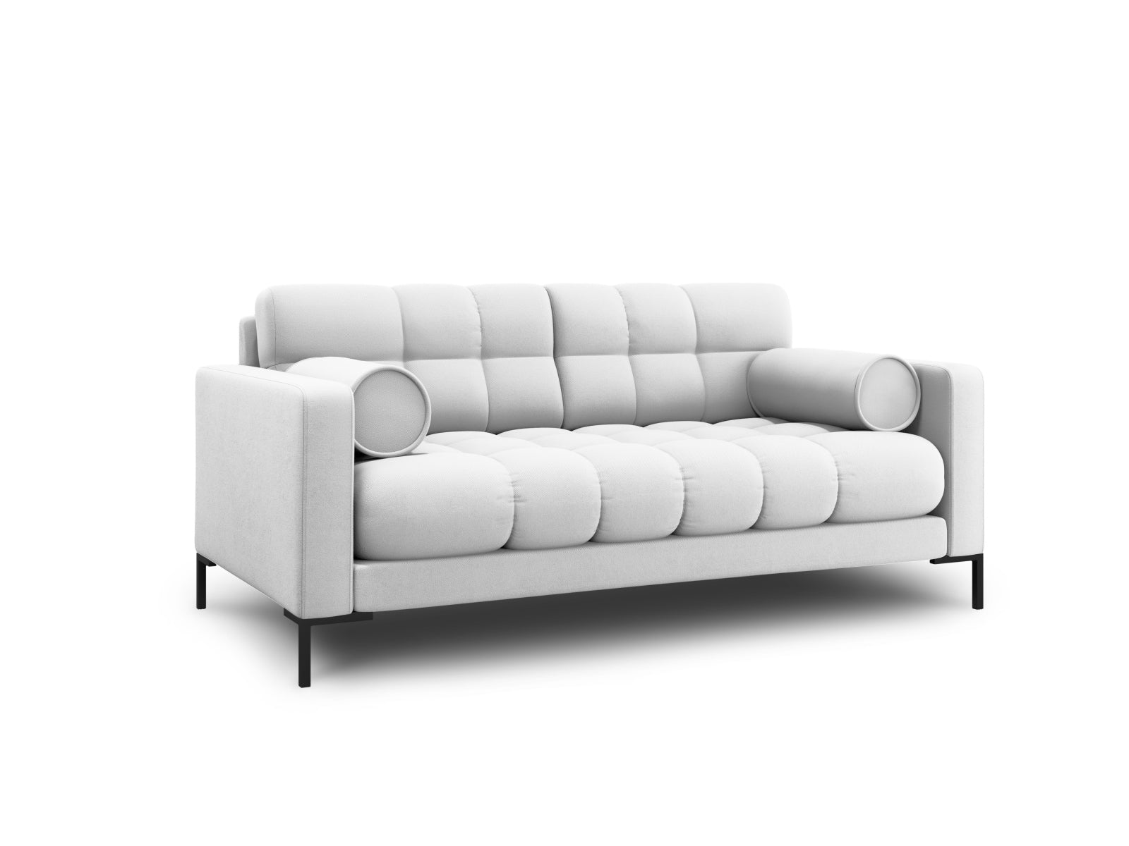 Elegantes 2-Sitzer Sofa Bali in hellem Grau, ideal für moderne Wohnräume, erhältlich bei KAQTU Design AG.