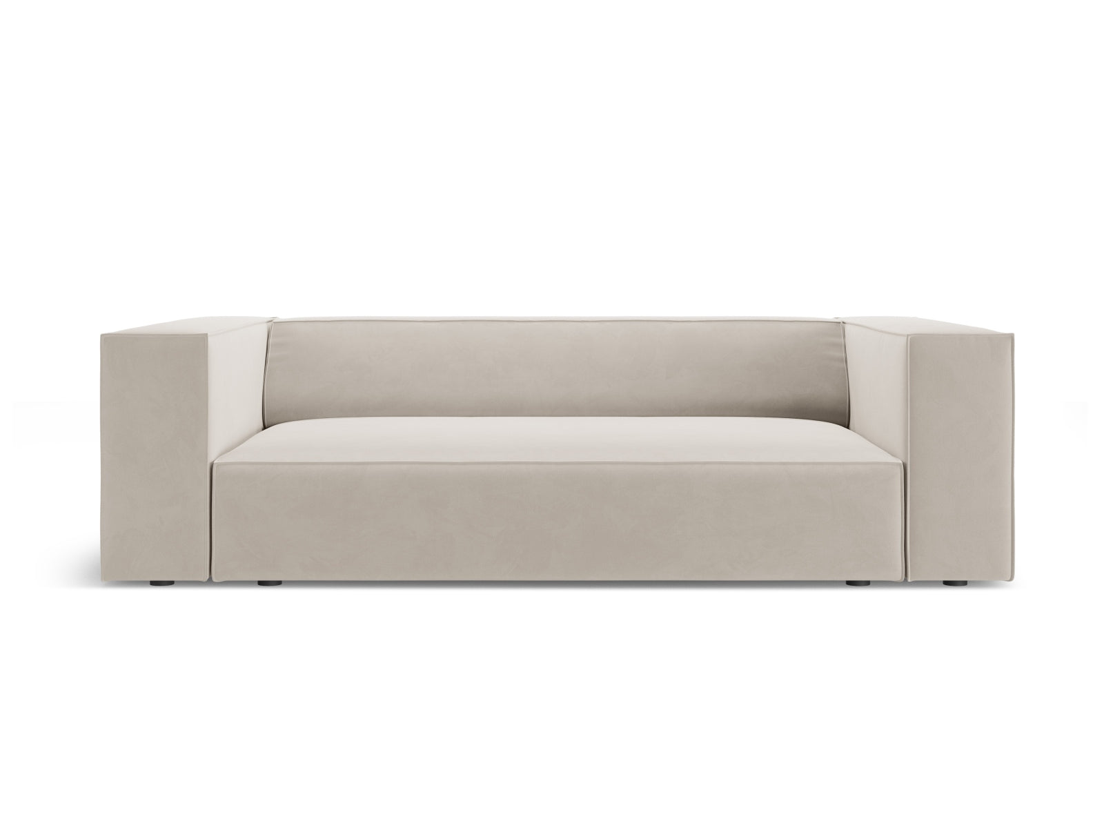 Arendal Velour Sofa 2 Sitzer in Ecru präsentiert im Onlineshop von KAQTU Design AG. 2er Sofa ist von Cosmopolitan Design