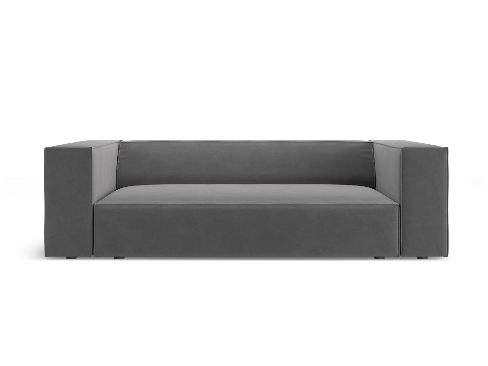 Arendal Velour Sofa 2 Sitzer in Warm grey präsentiert im Onlineshop von KAQTU Design AG. 2er Sofa ist von Cosmopolitan Design
