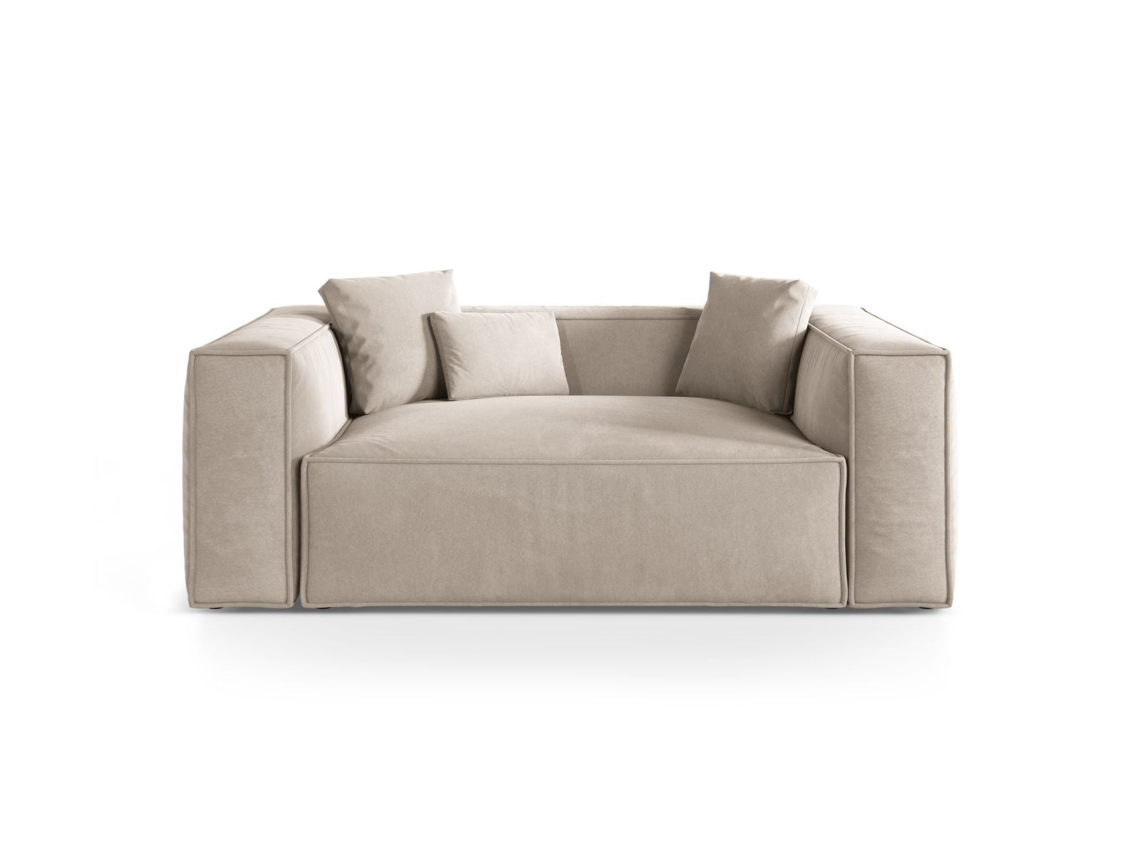 2-Sitzer Sofa Aveiro in Light Beige-Casino präsentiert im Onlineshop von KAQTU Design AG. 2er Sofa ist von Cosmopolitan Design