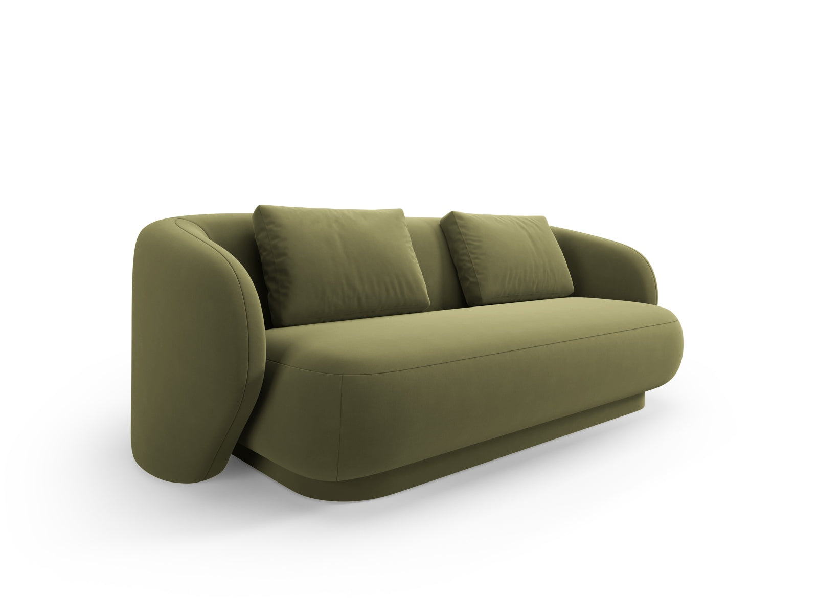 Camden Velour Sofa 2 Sitzer in Light Green präsentiert im Onlineshop von KAQTU Design AG. 2er Sofa ist von Cosmopolitan Design