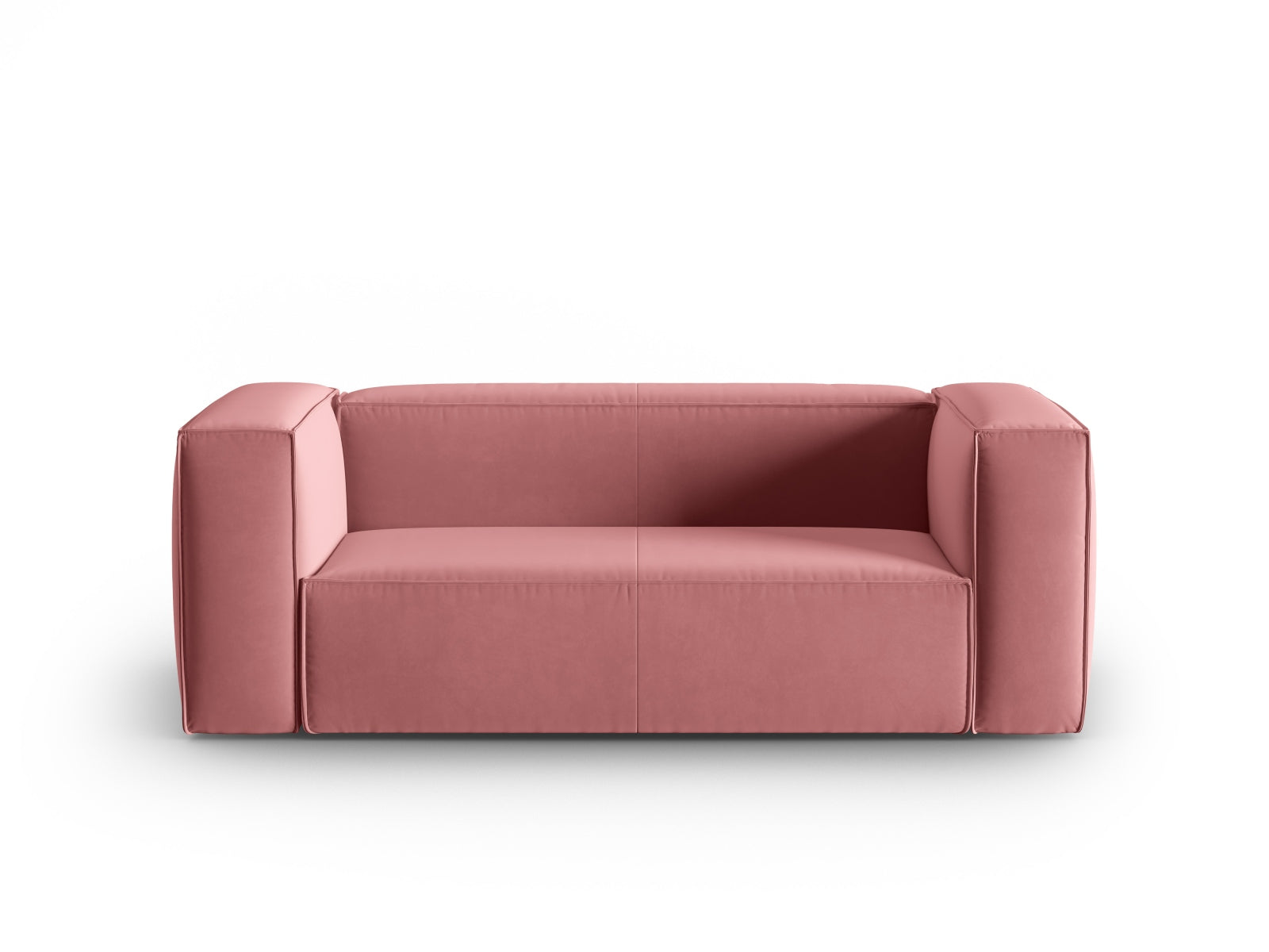 Mackay Velour Sofa 2 Sitzer in Flamingo präsentiert im Onlineshop von KAQTU Design AG. 2er Sofa ist von Cosmopolitan Design