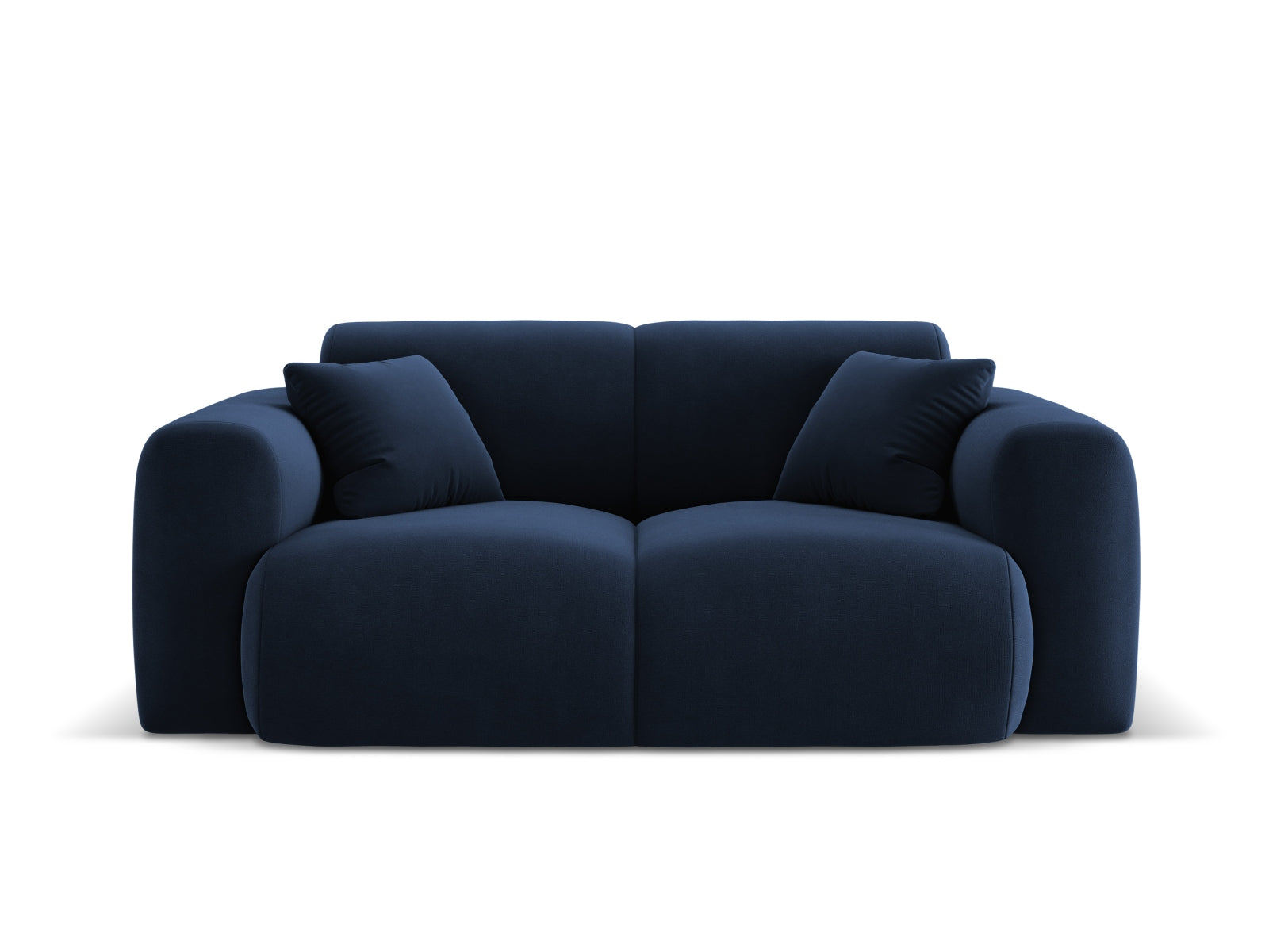 Nolio Velour Sofa 2 Sitzer 95cm in Royal Blue präsentiert im Onlineshop von KAQTU Design AG. 2er Sofa ist von Cosmopolitan Design