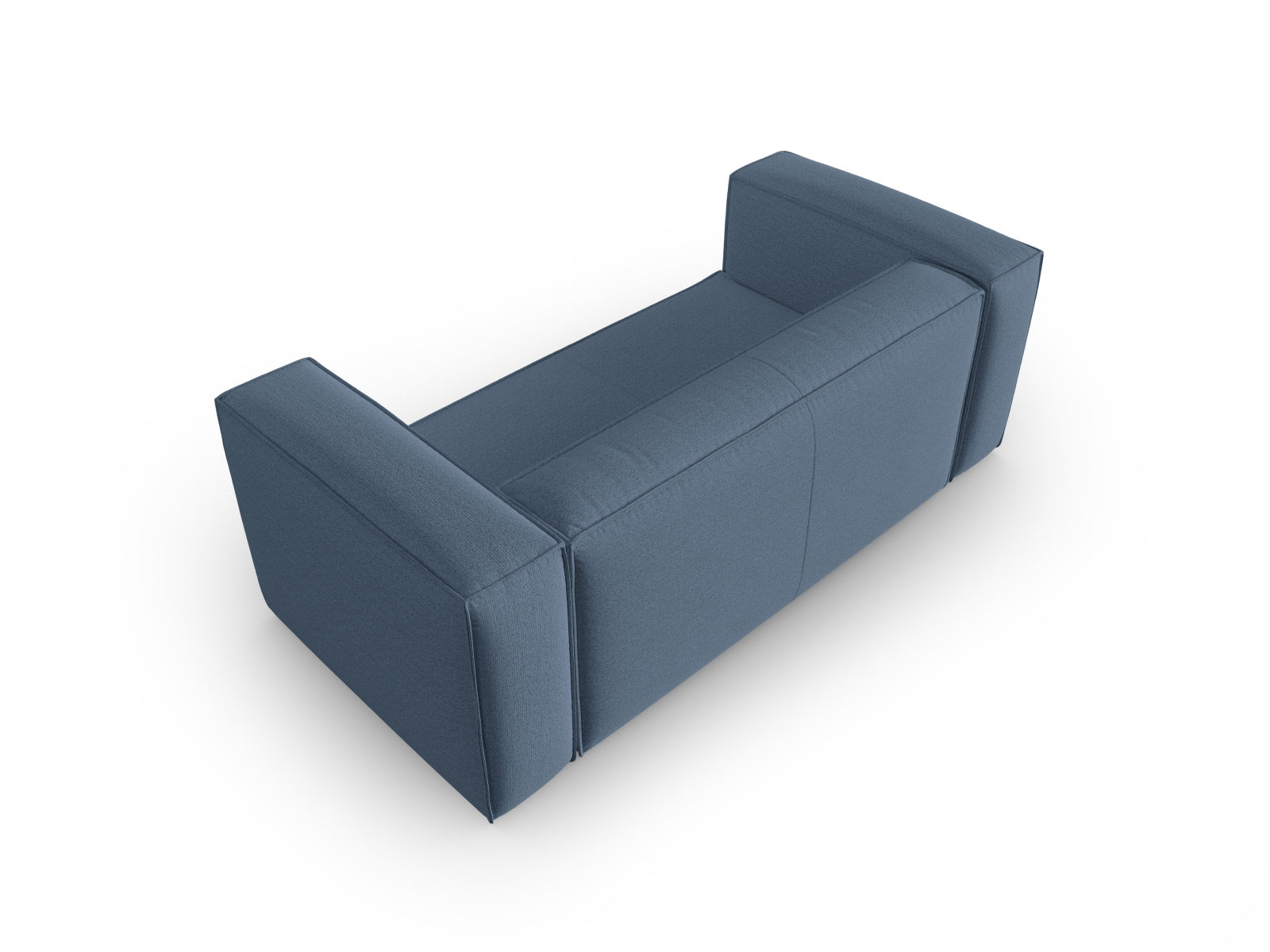 Erleben Sie das elegante Mackay 2-Sitzer Sofa von Cosmopolitan Design – ein modernes Velours Sofa, das Komfort und Stil vereint.