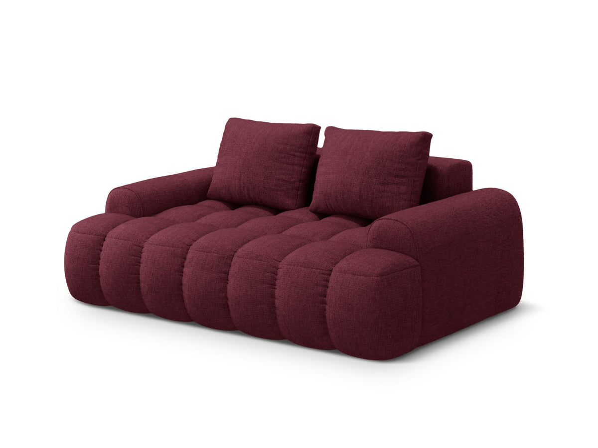 Linz Sofa 2 Sitzer 100cm in Burgundy-Sorella präsentiert im Onlineshop von KAQTU Design AG. 2er Sofa ist von Cosmopolitan Design