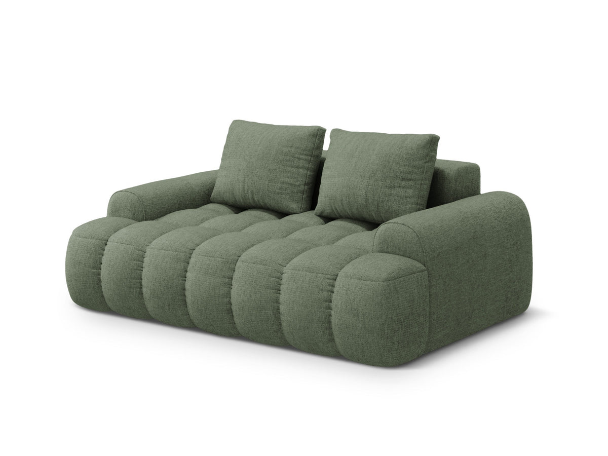 Linz Sofa 2 Sitzer 100cm in Dark Olive Green-Sorella präsentiert im Onlineshop von KAQTU Design AG. 2er Sofa ist von Cosmopolitan Design