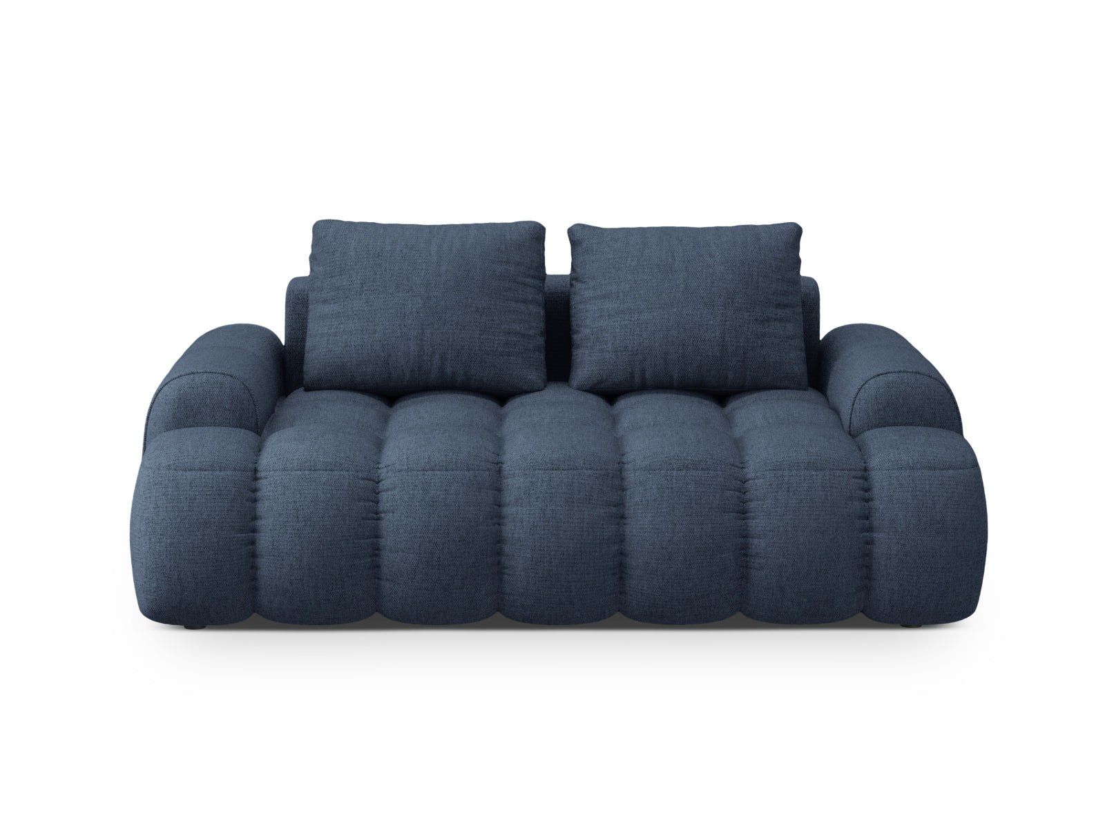 Linz Sofa 2 Sitzer 100cm in Dark Blue-Sorella präsentiert im Onlineshop von KAQTU Design AG. 2er Sofa ist von Cosmopolitan Design