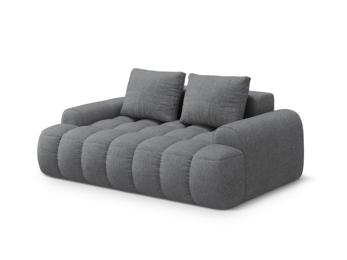 Linz Sofa 2 Sitzer 100cm in Grey-Sorella präsentiert im Onlineshop von KAQTU Design AG. 2er Sofa ist von Cosmopolitan Design