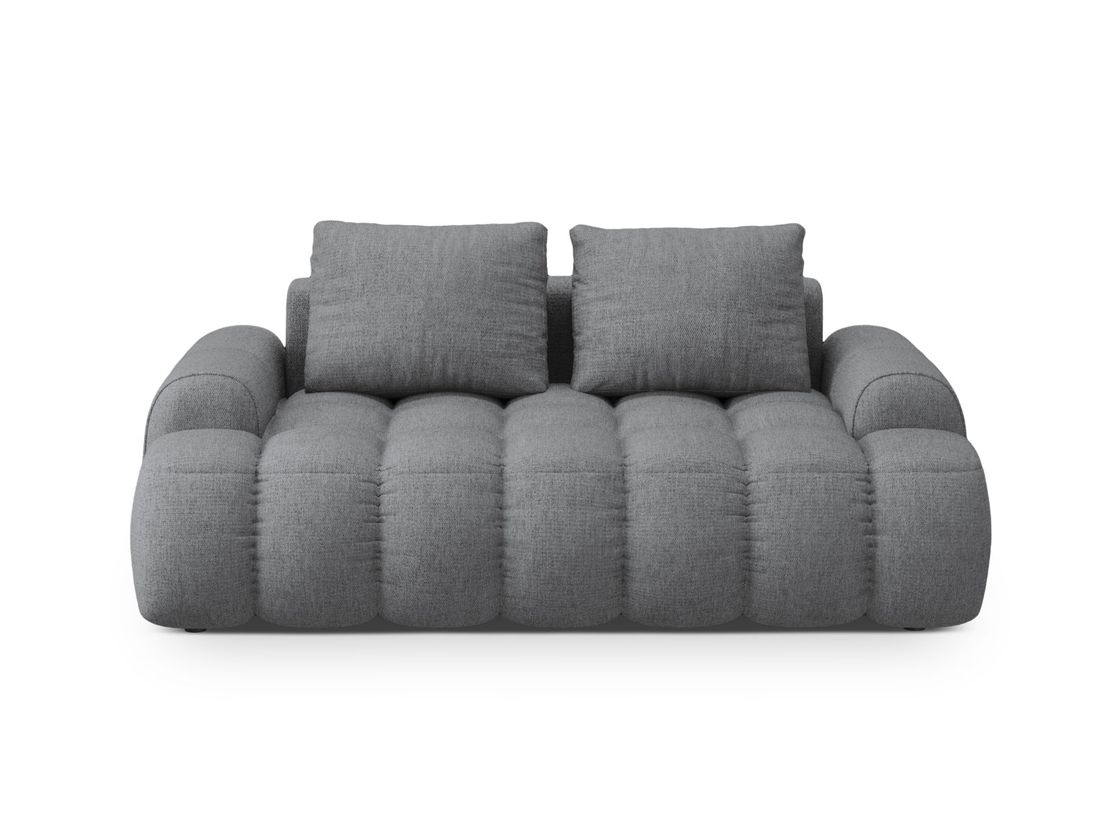 Linz Sofa 2 Sitzer 100cm in Grey-Sorella präsentiert im Onlineshop von KAQTU Design AG. 2er Sofa ist von Cosmopolitan Design